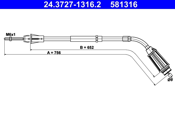 Cable Pull, parking brake