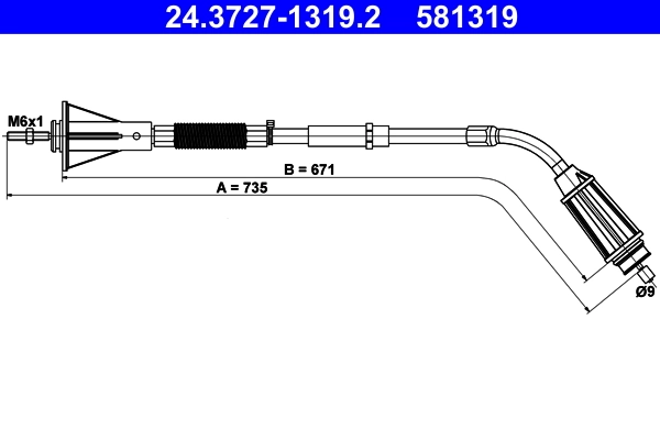 Cable Pull, parking brake