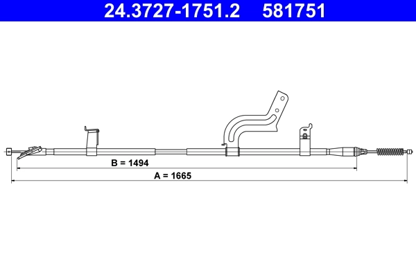 Cable Pull, parking brake