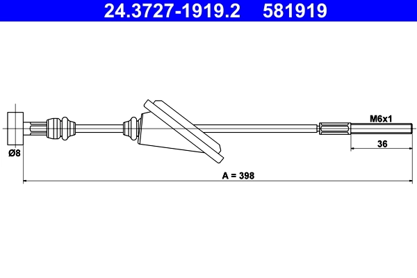Cable Pull, parking brake