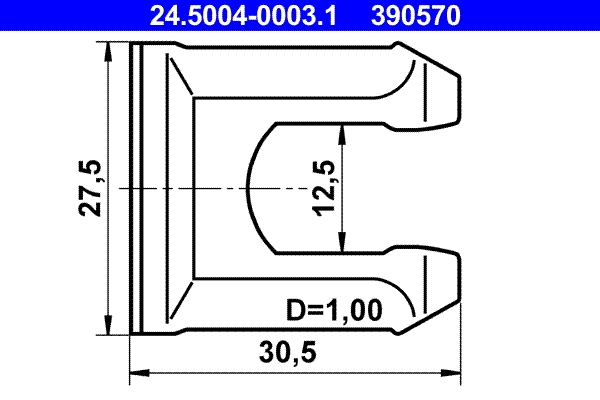 Holding Bracket, brake hose