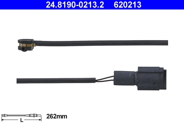 Warning Contact, brake pad wear