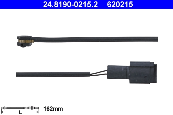 Warning Contact, brake pad wear