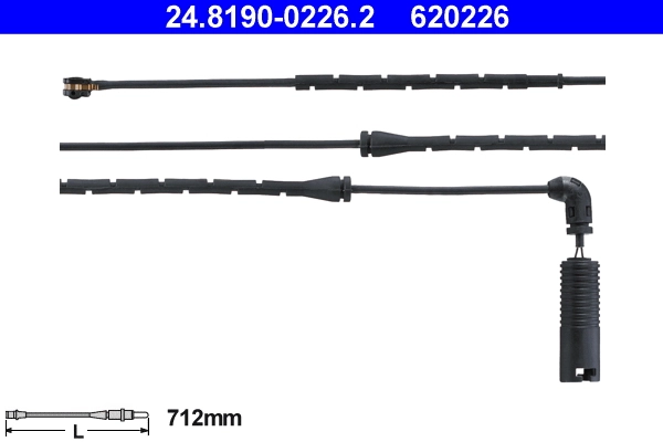 Warning Contact, brake pad wear
