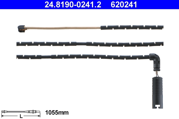 Warning Contact, brake pad wear