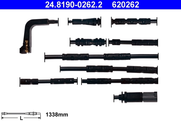 Warning Contact, brake pad wear