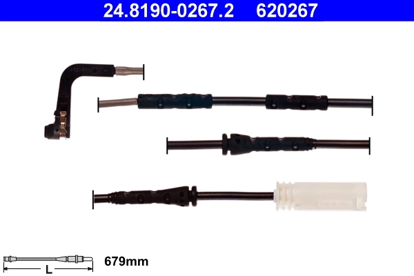 Warning Contact, brake pad wear