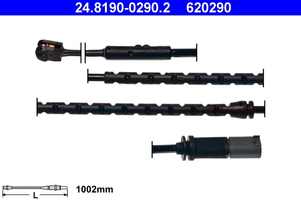 Warning Contact, brake pad wear