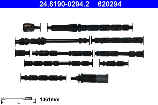 Warning Contact, brake pad wear