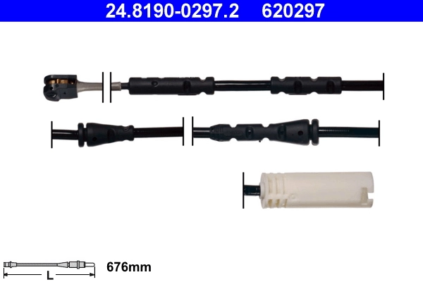 Warning Contact, brake pad wear