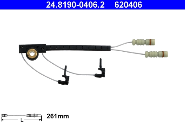 Warning Contact, brake pad wear