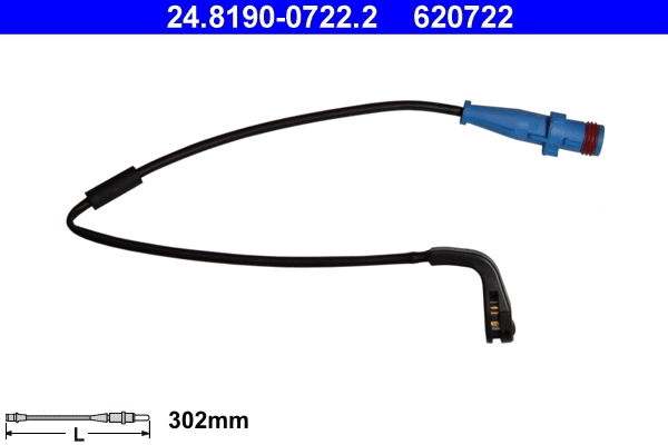 Warning Contact, brake pad wear