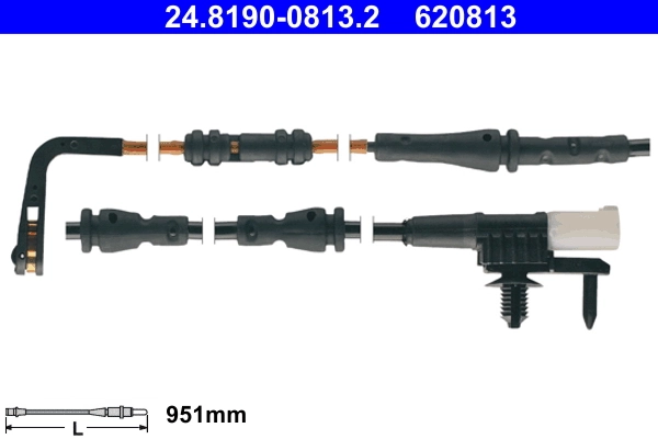 Warning Contact, brake pad wear