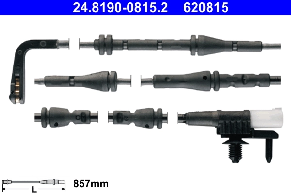 Warning Contact, brake pad wear