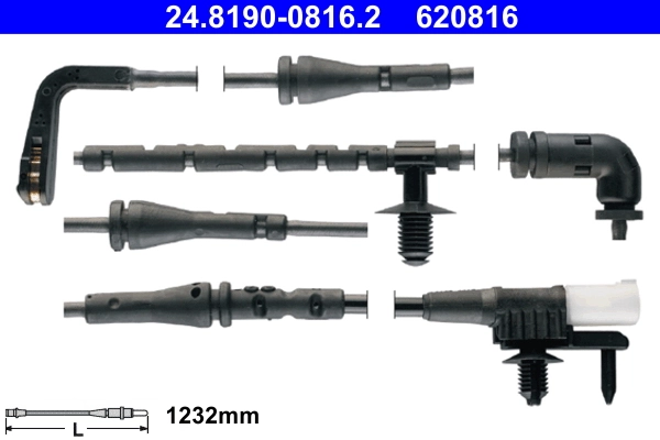 Warning Contact, brake pad wear