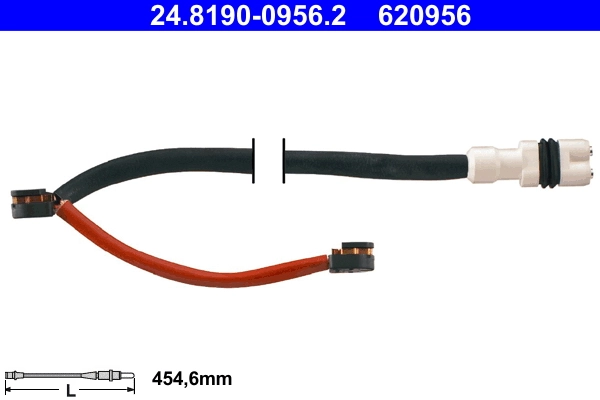 Warning Contact, brake pad wear