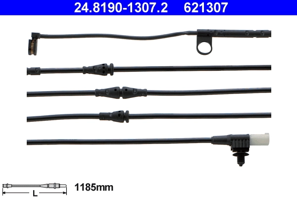 Warning Contact, brake pad wear