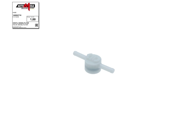 Valve, fuel filter