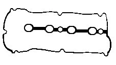 Gasket, cylinder head cover