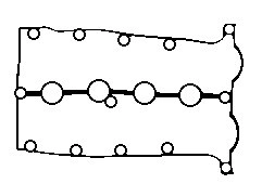 Gasket, cylinder head cover