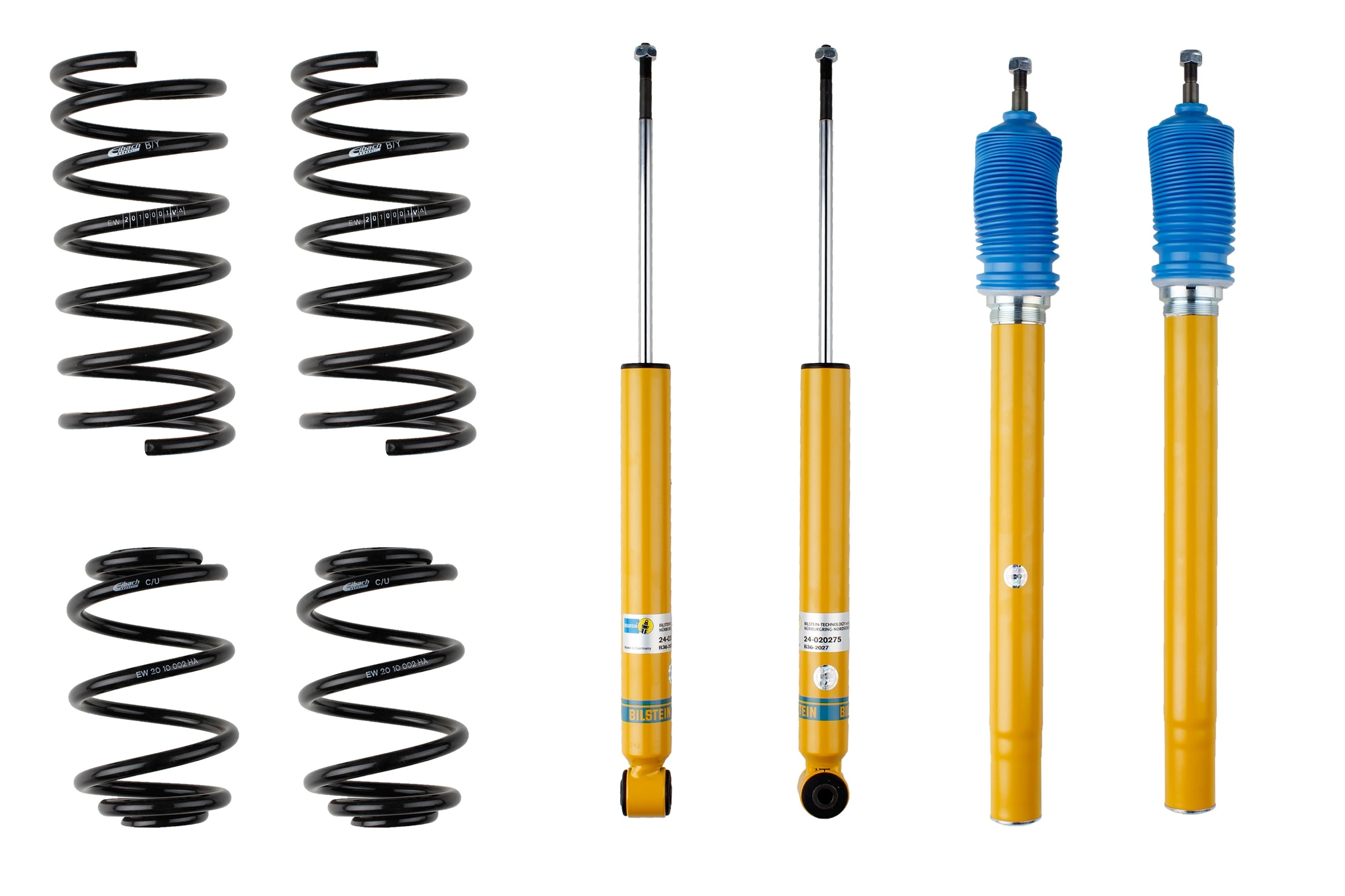 Suspension Kit, springs/shock absorbers