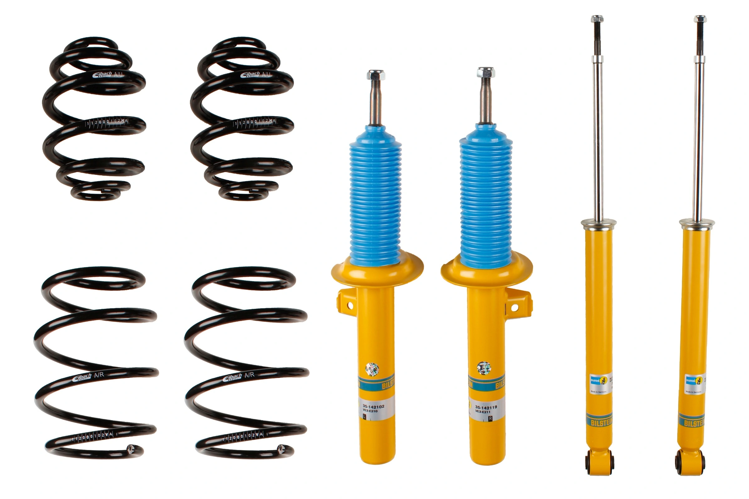 Suspension Kit, springs/shock absorbers