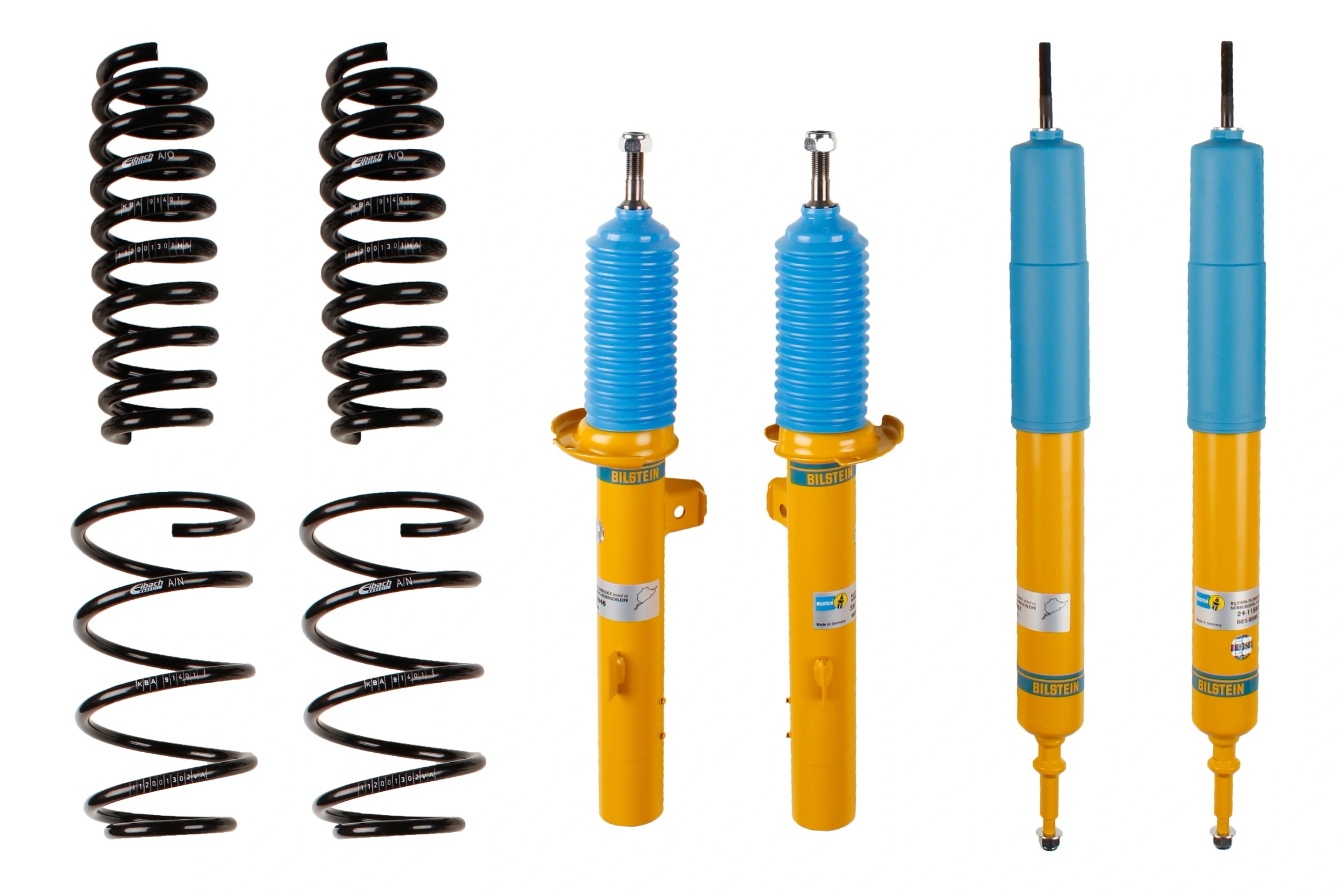Suspension Kit, springs/shock absorbers