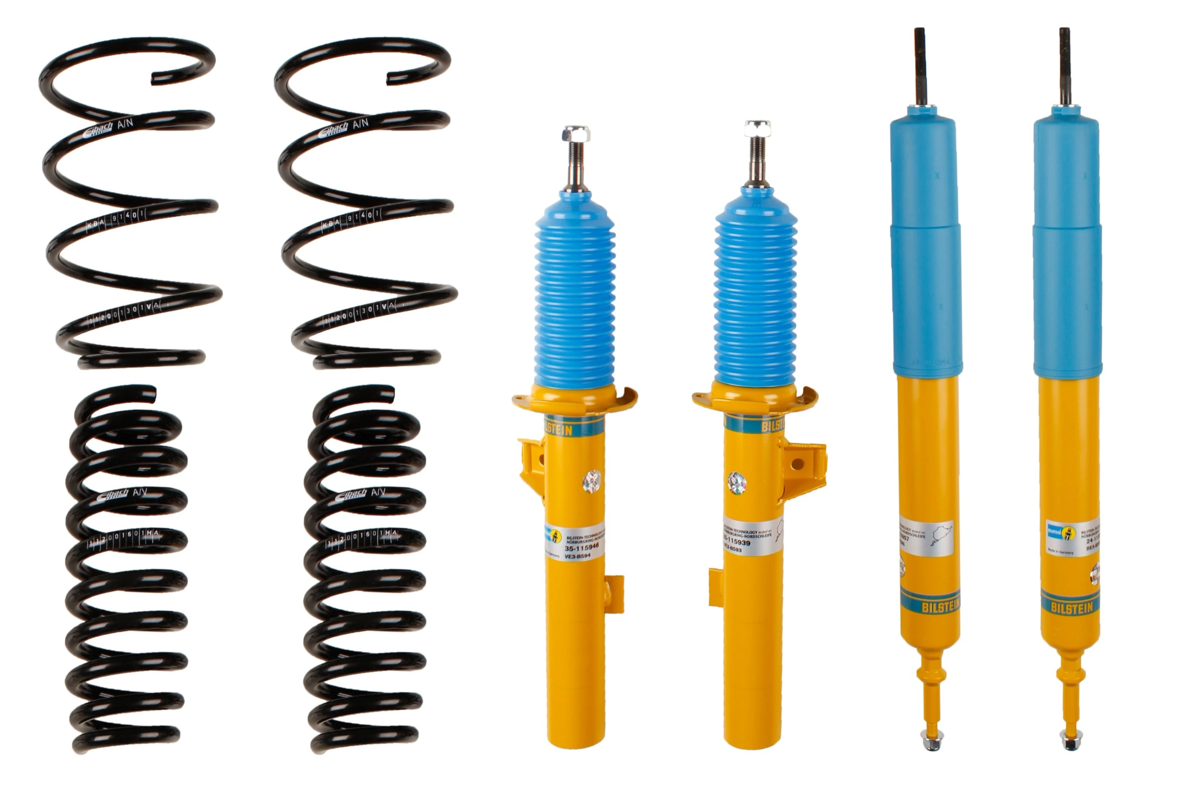 Suspension Kit, springs/shock absorbers