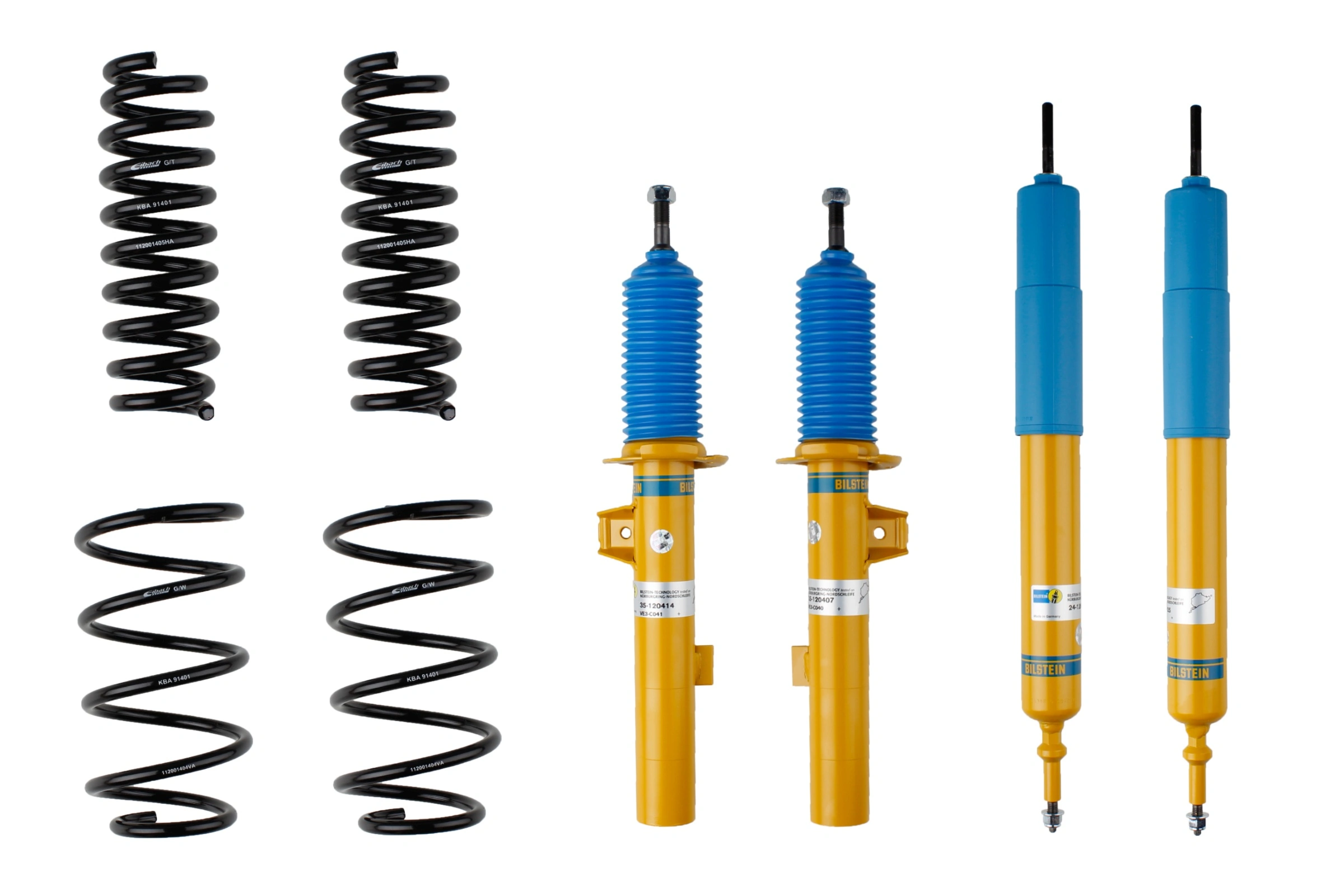 Suspension Kit, springs/shock absorbers