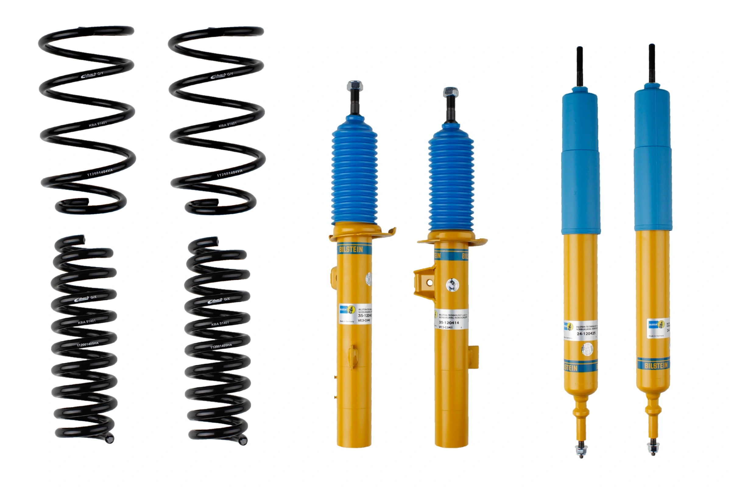 Suspension Kit, springs/shock absorbers