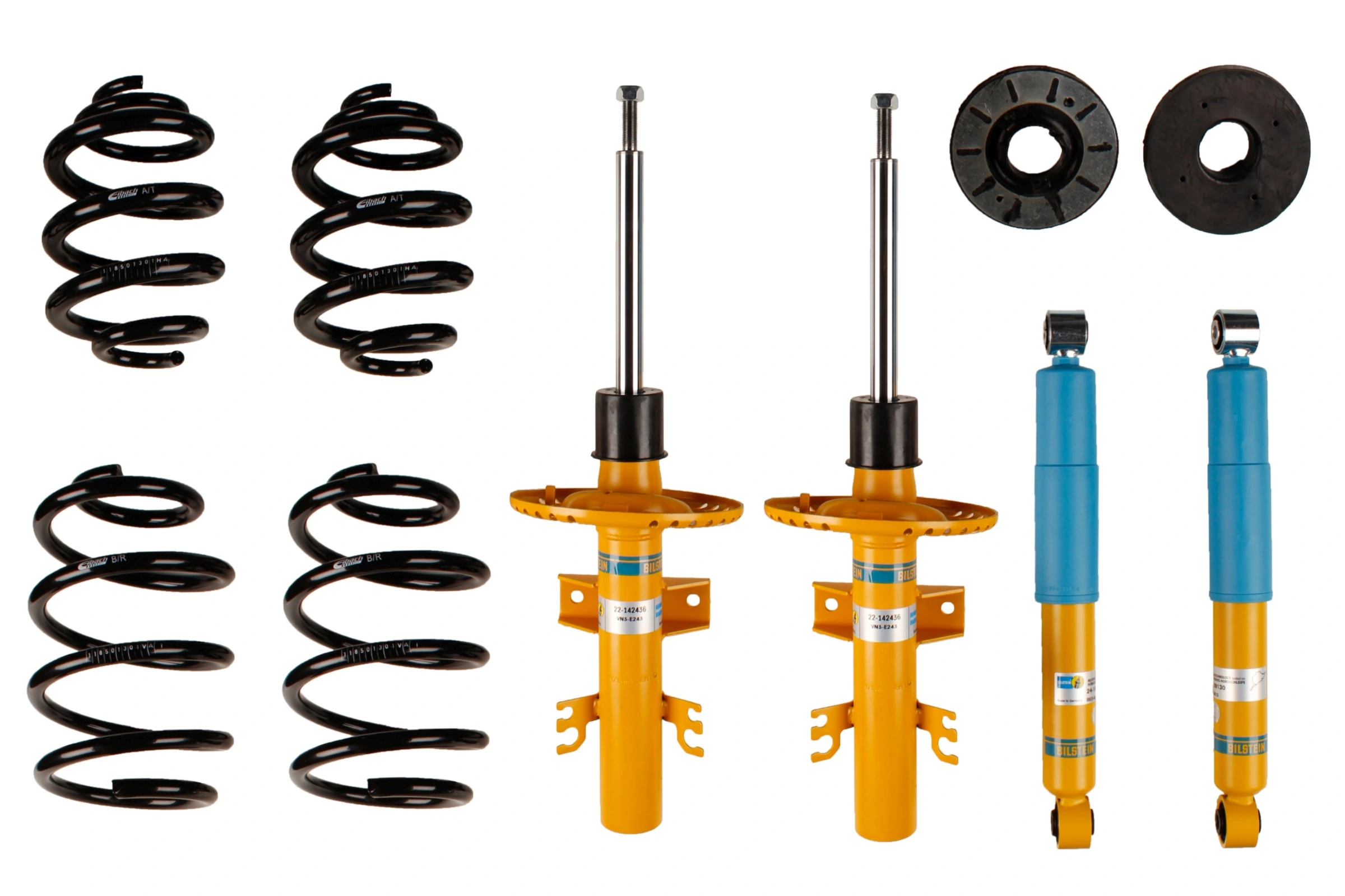 Suspension Kit, springs/shock absorbers