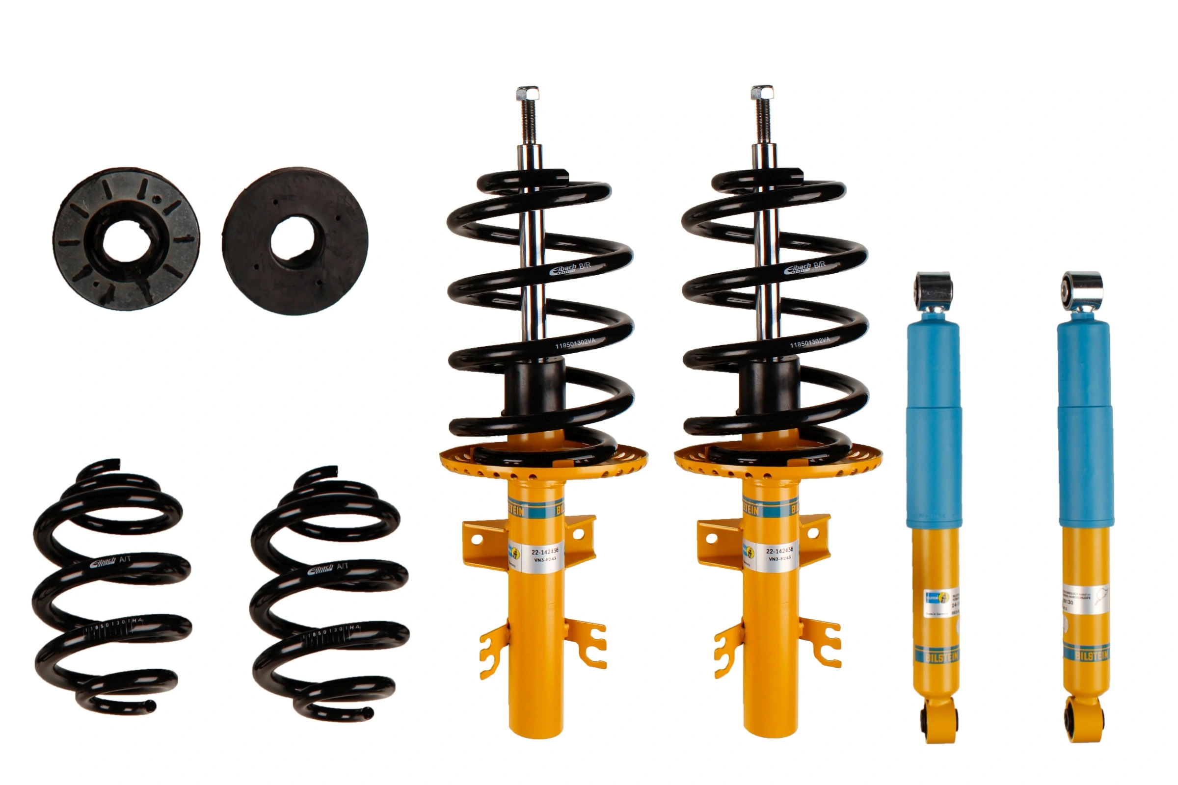 Suspension Kit, springs/shock absorbers