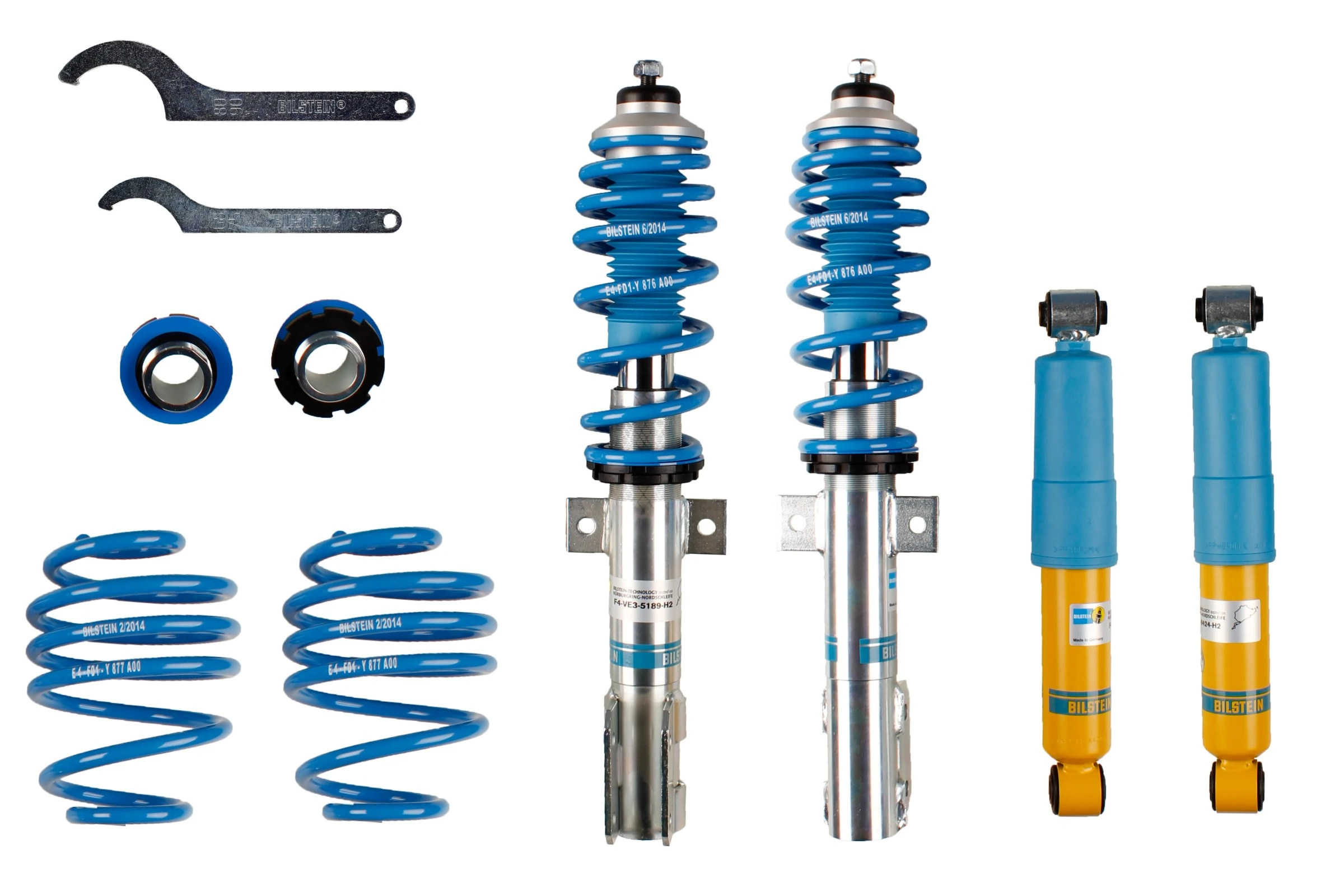 Suspension Kit, springs/shock absorbers