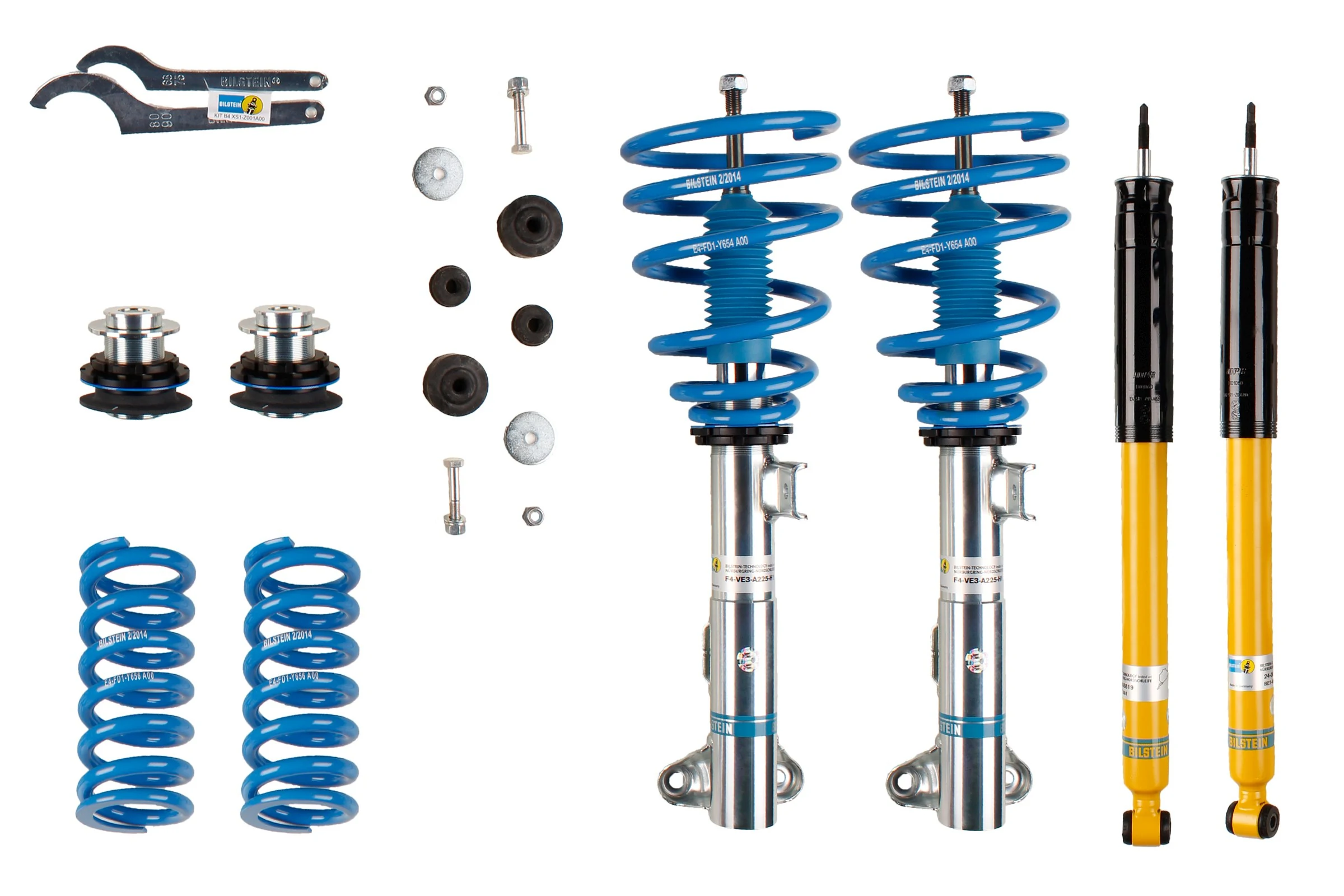Suspension Kit, springs/shock absorbers