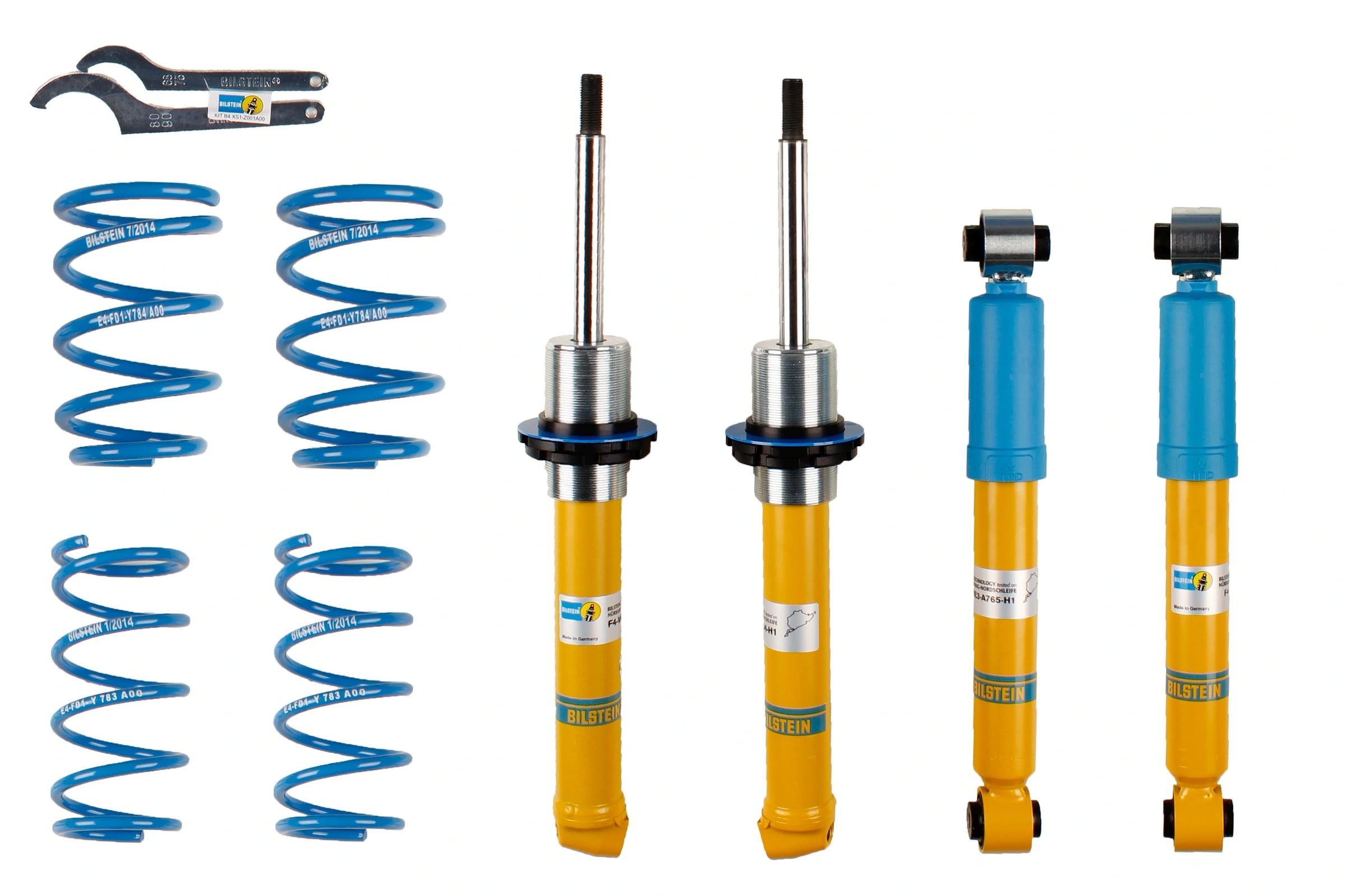 Suspension Kit, springs/shock absorbers