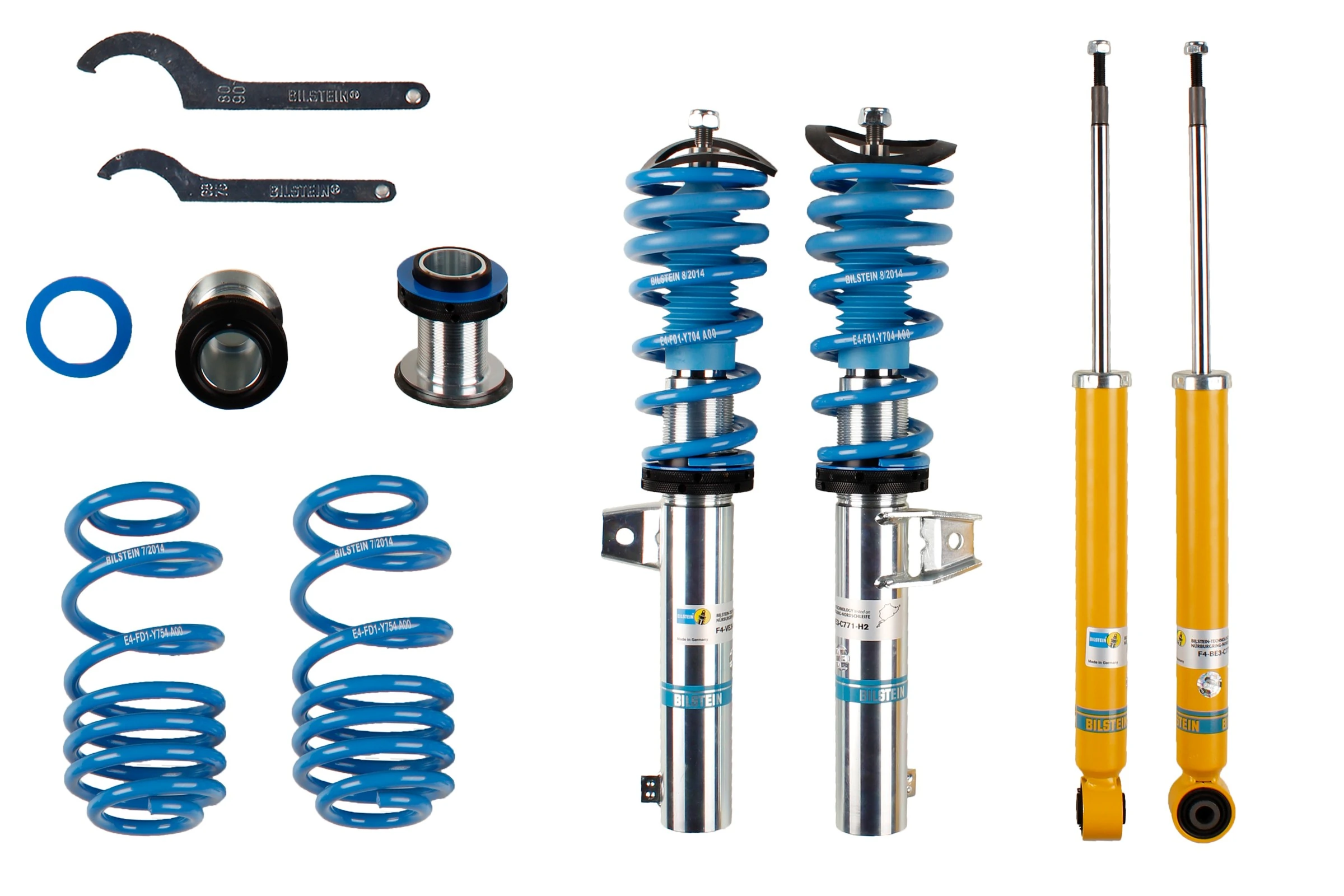 Suspension Kit, springs/shock absorbers