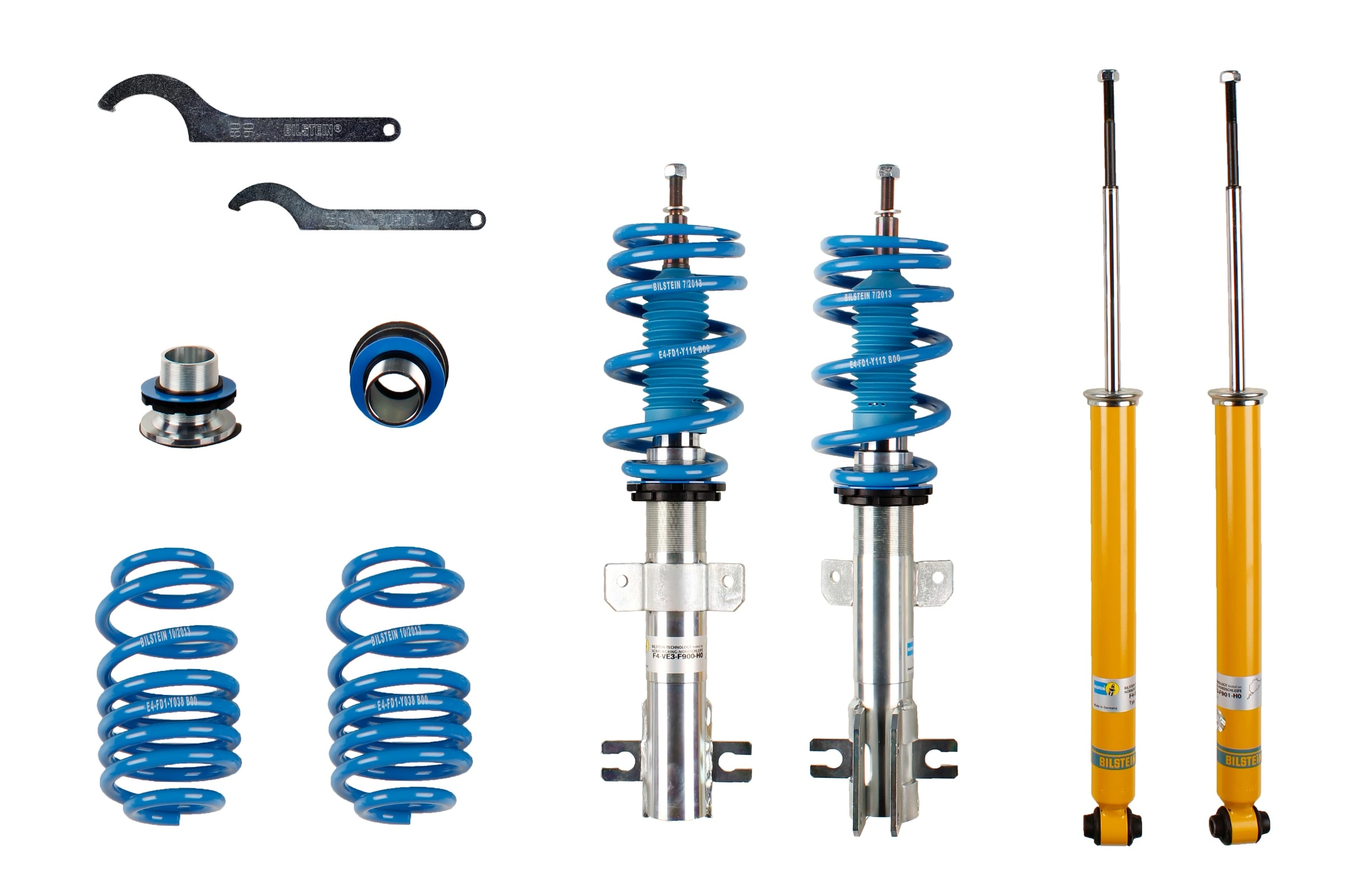 Suspension Kit, springs/shock absorbers