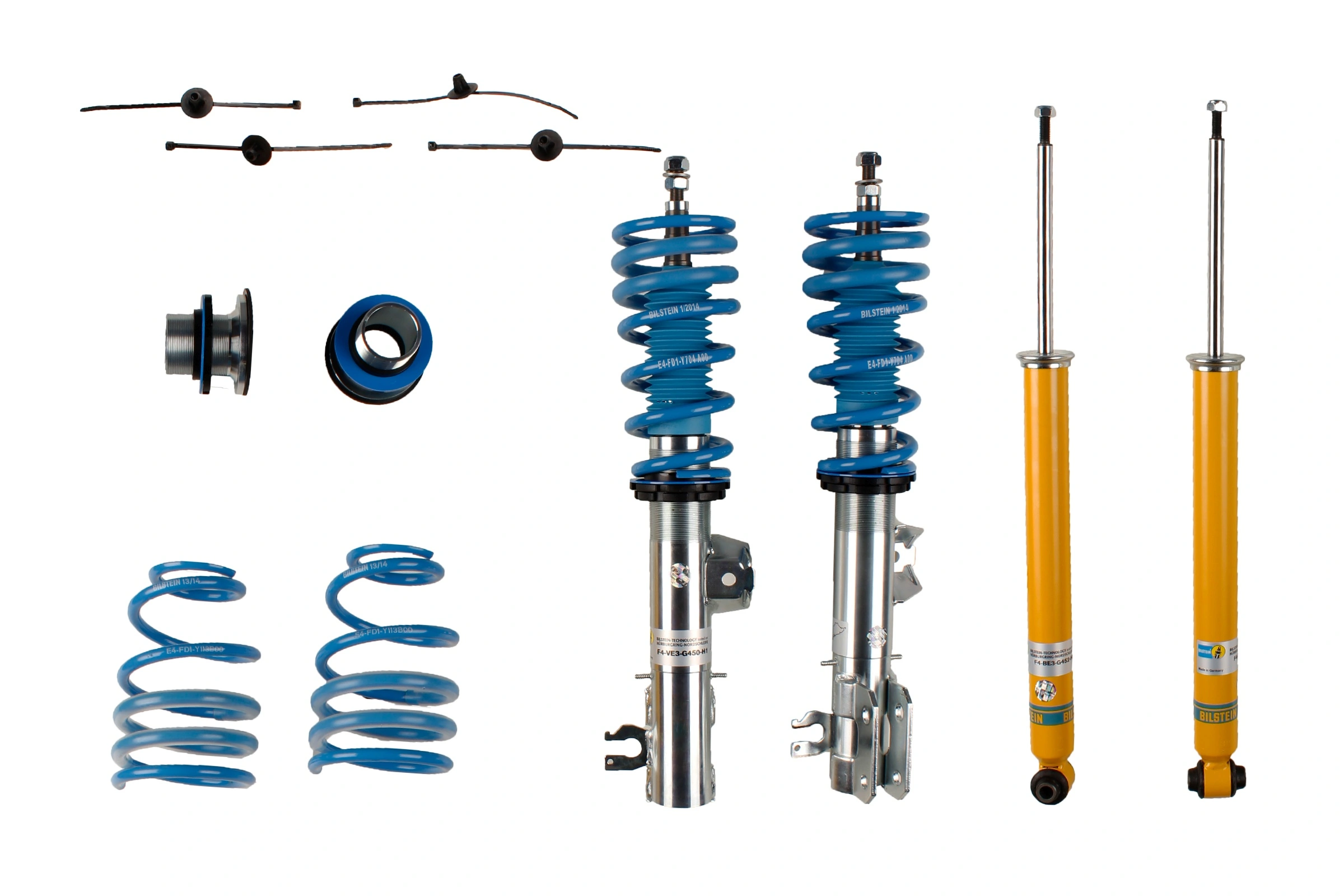 Suspension Kit, springs/shock absorbers