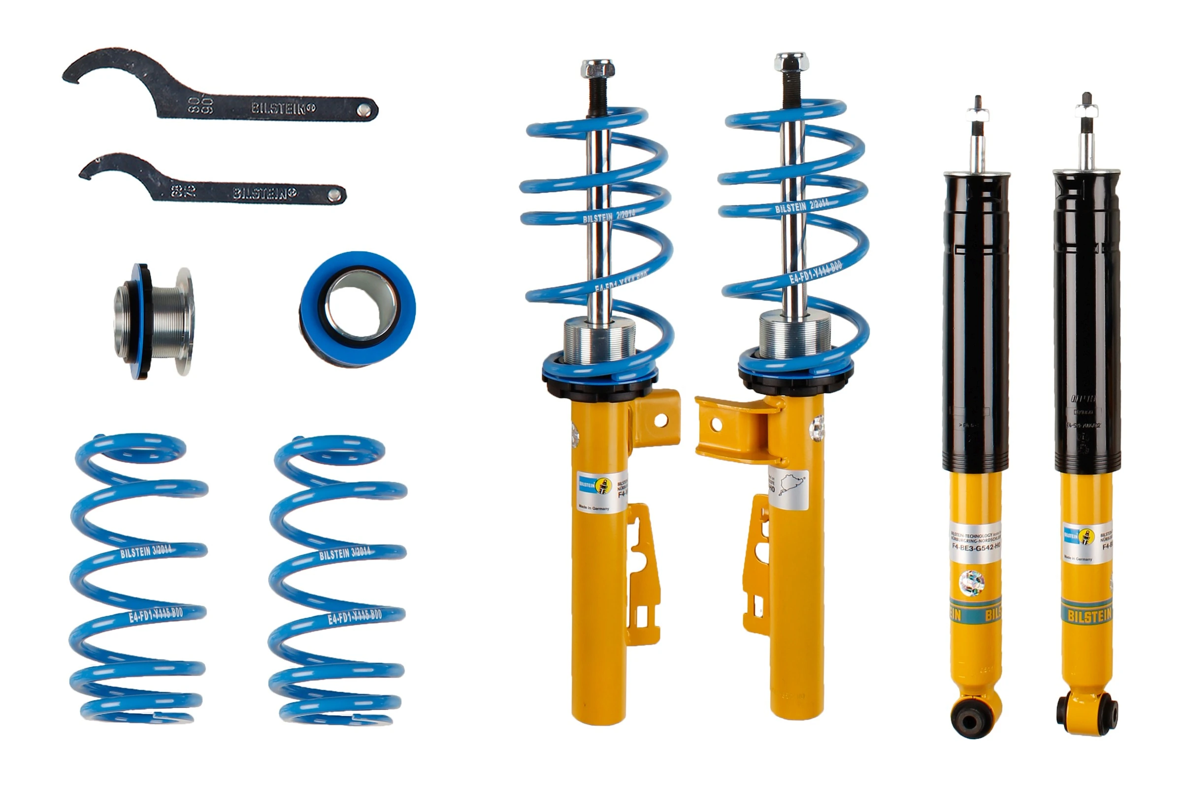 Suspension Kit, springs/shock absorbers