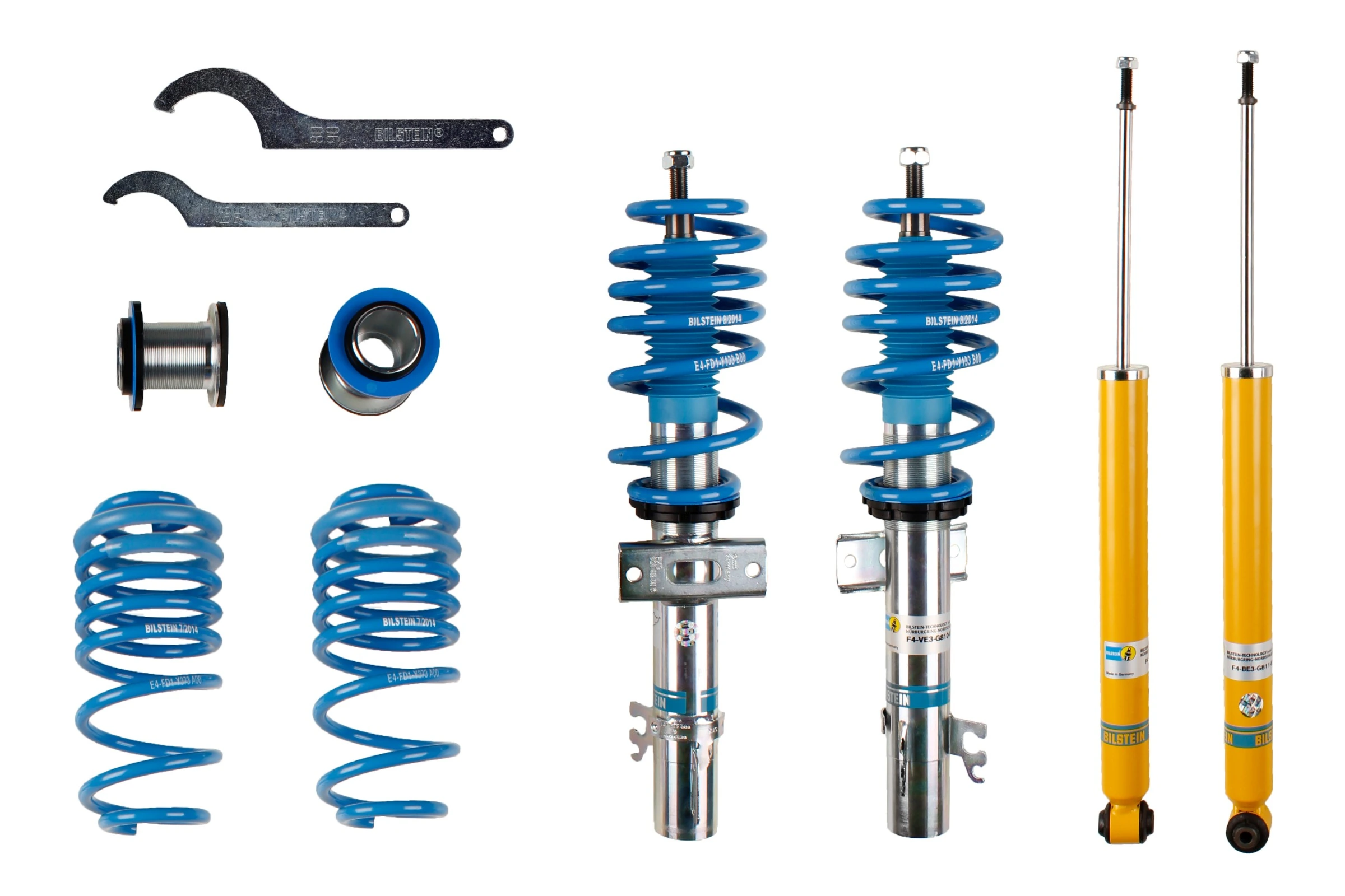 Suspension Kit, springs/shock absorbers