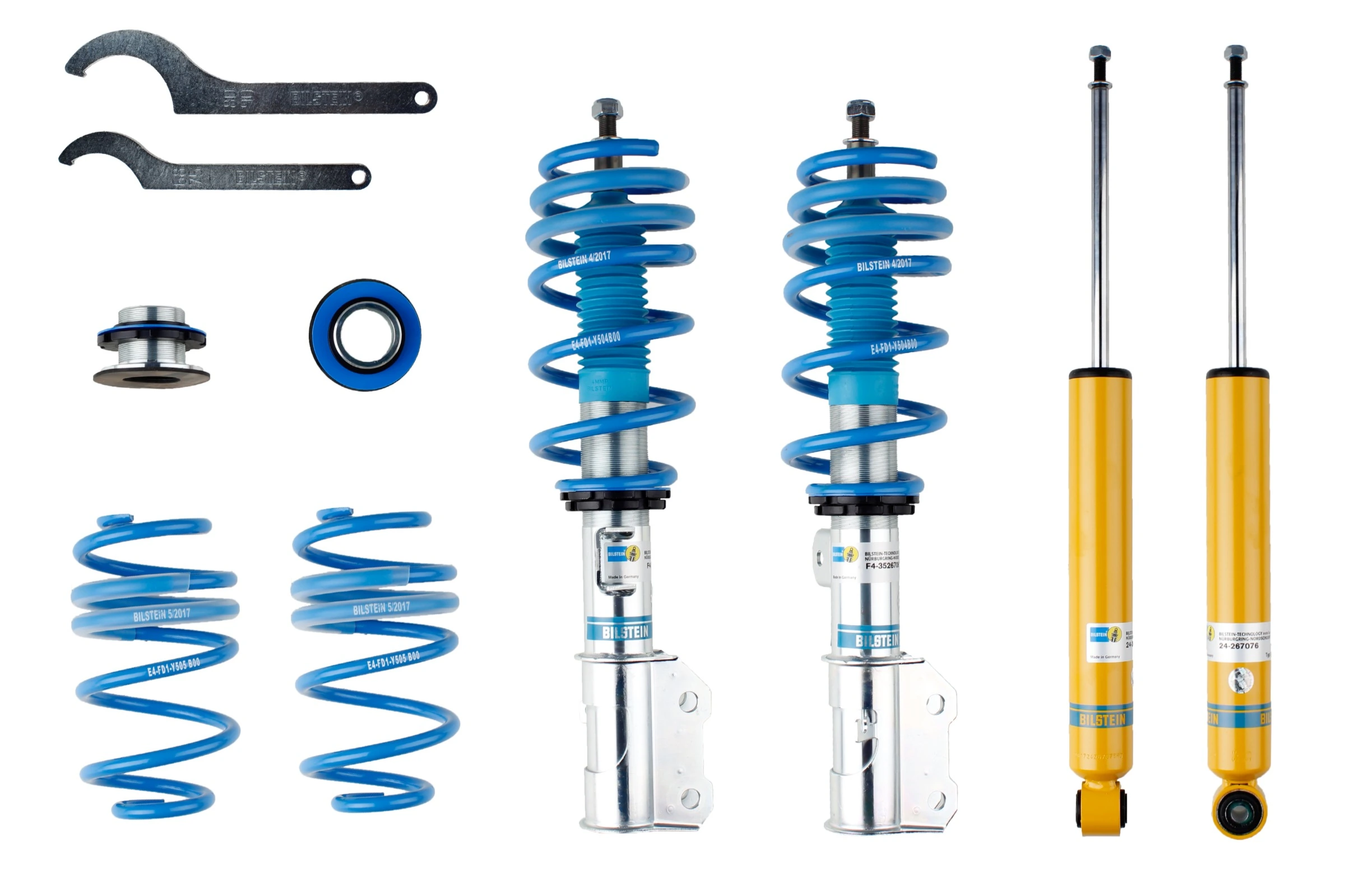 Suspension Kit, springs/shock absorbers