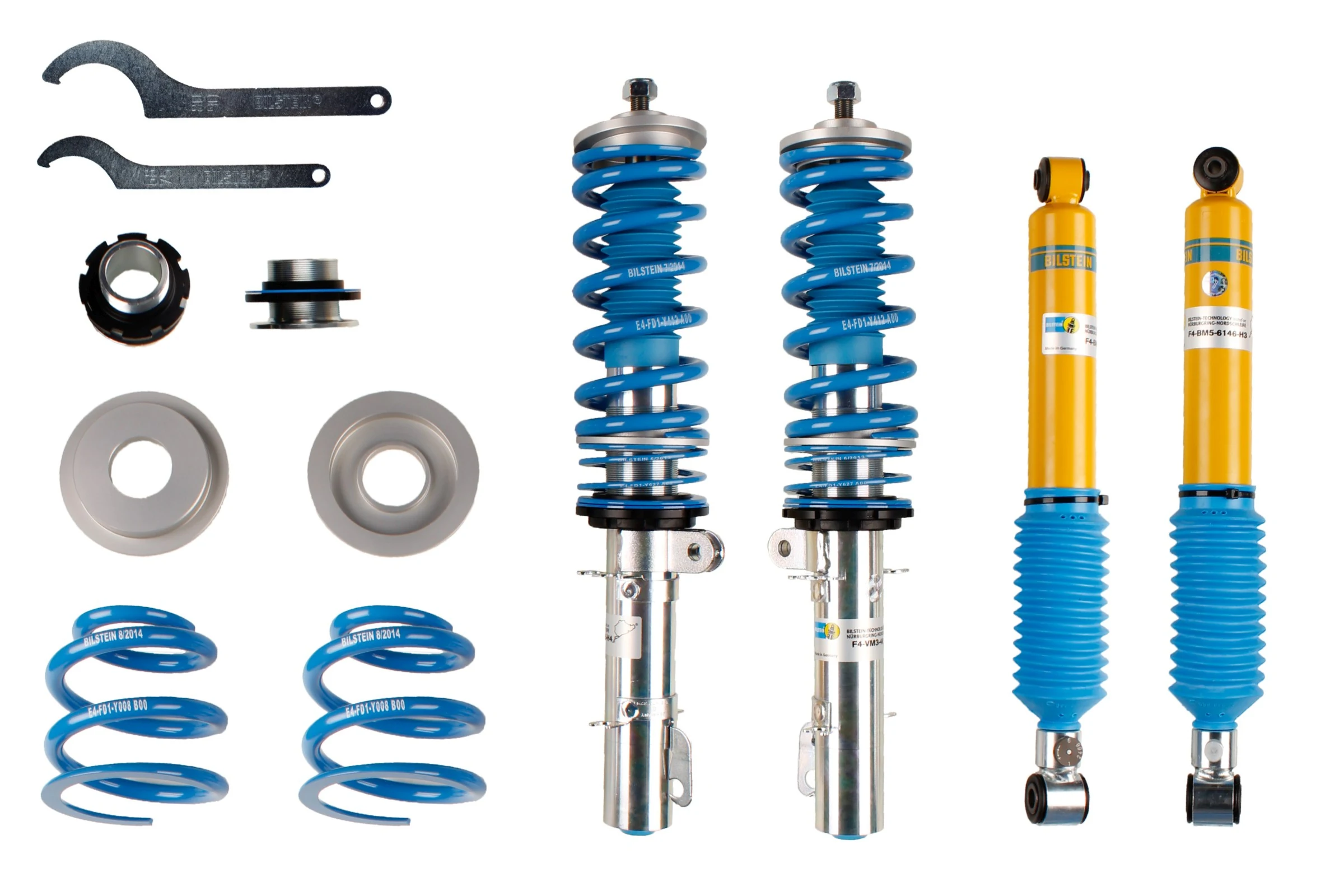 Suspension Kit, springs/shock absorbers