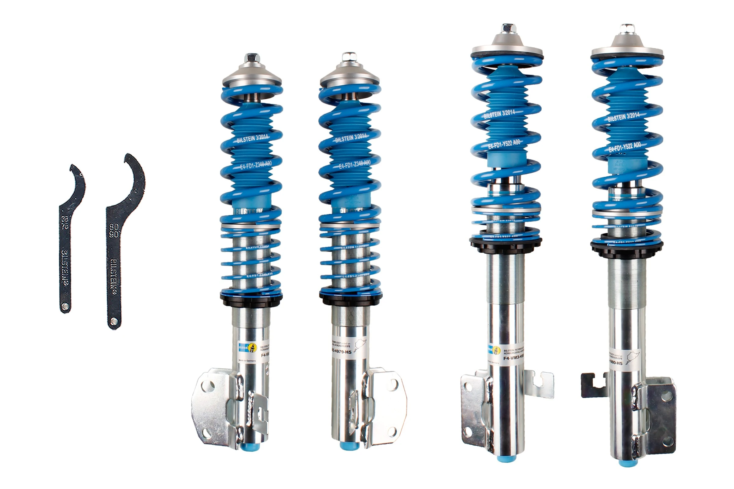 Suspension Kit, springs/shock absorbers