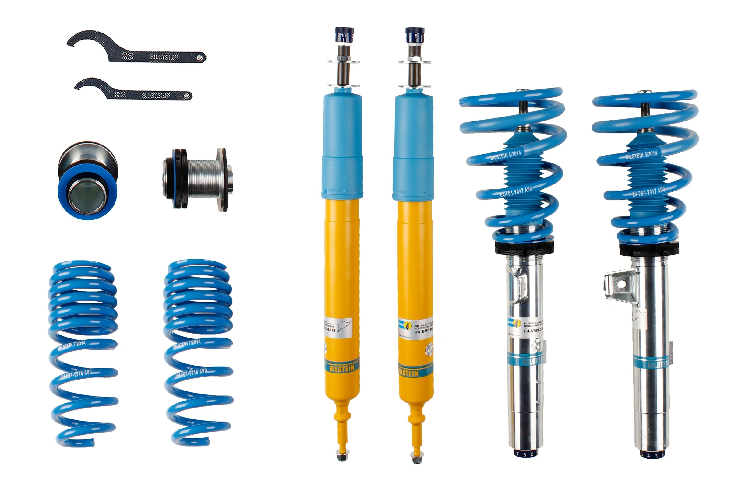 Suspension Kit, springs/shock absorbers