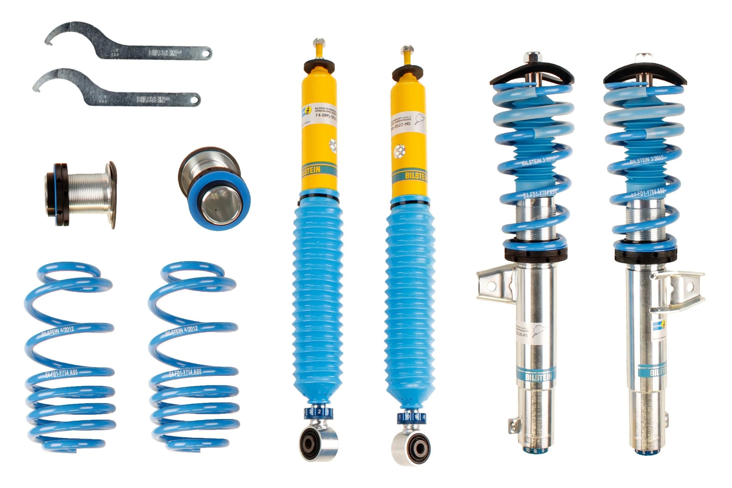 Suspension Kit, springs/shock absorbers
