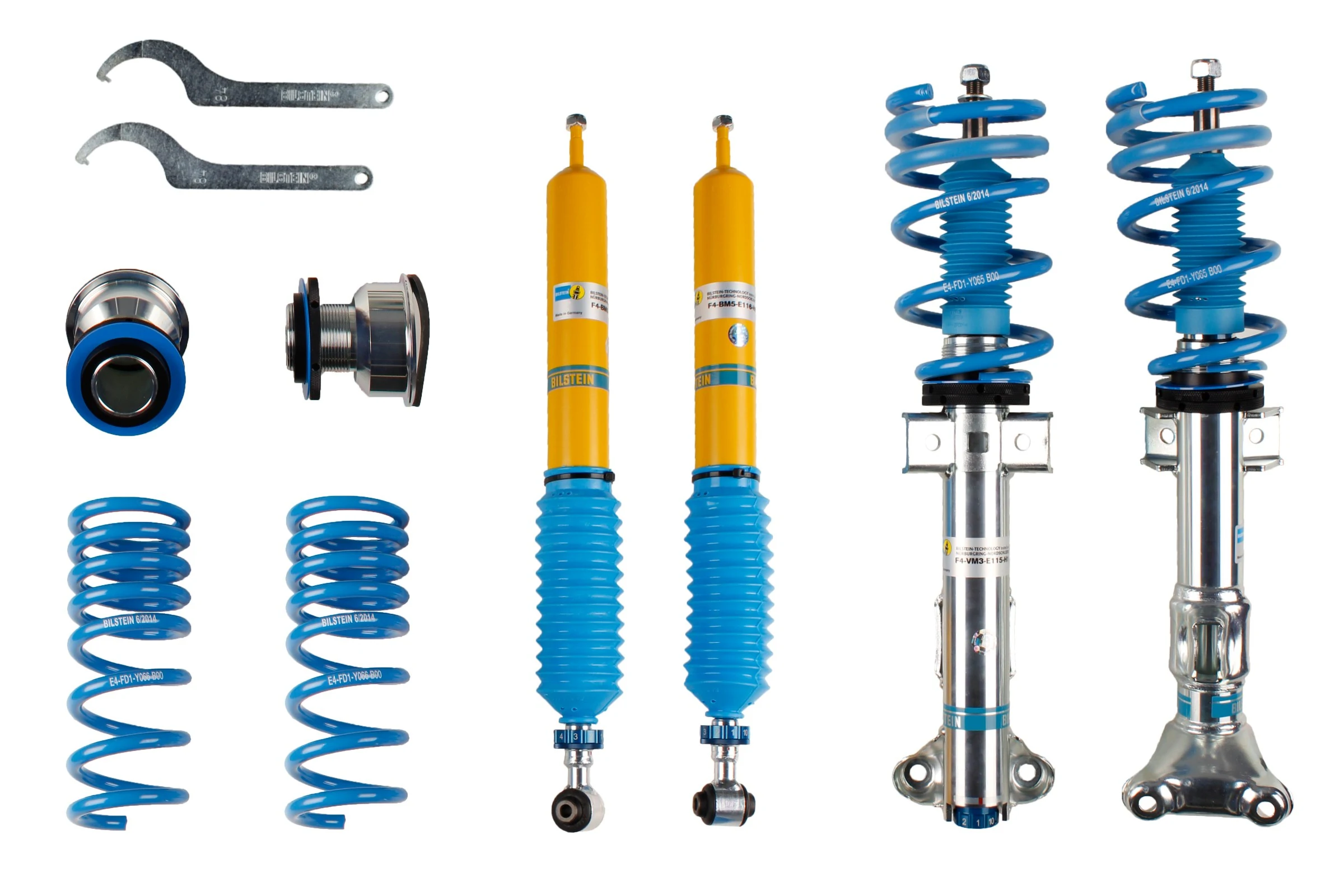 Suspension Kit, springs/shock absorbers
