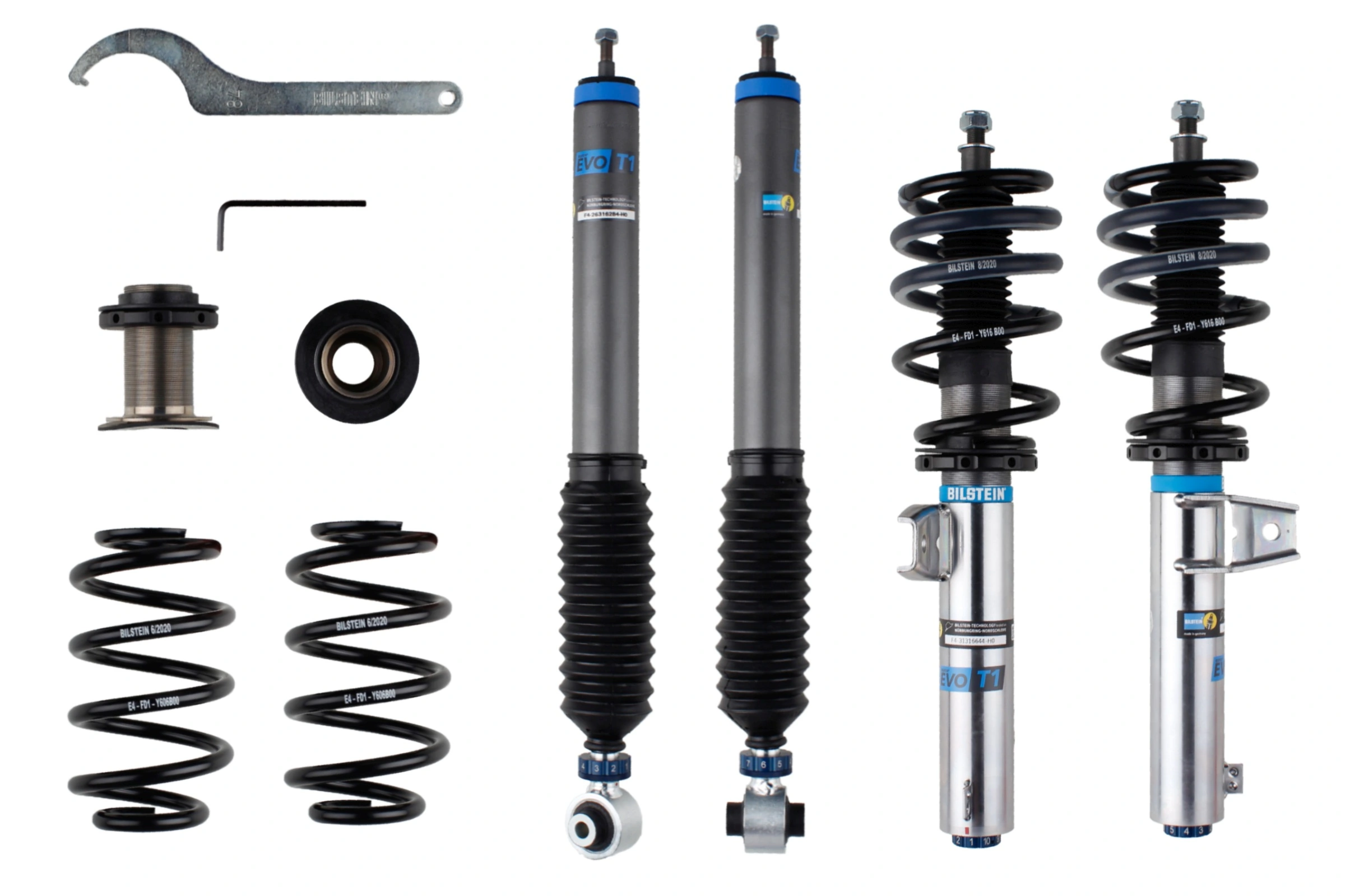 Suspension Kit, springs/shock absorbers