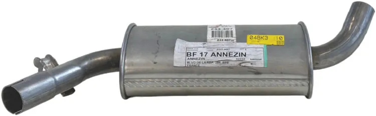 Centre Muffler