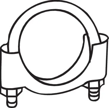 Clamping Piece, exhaust system