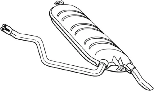 Rear Muffler